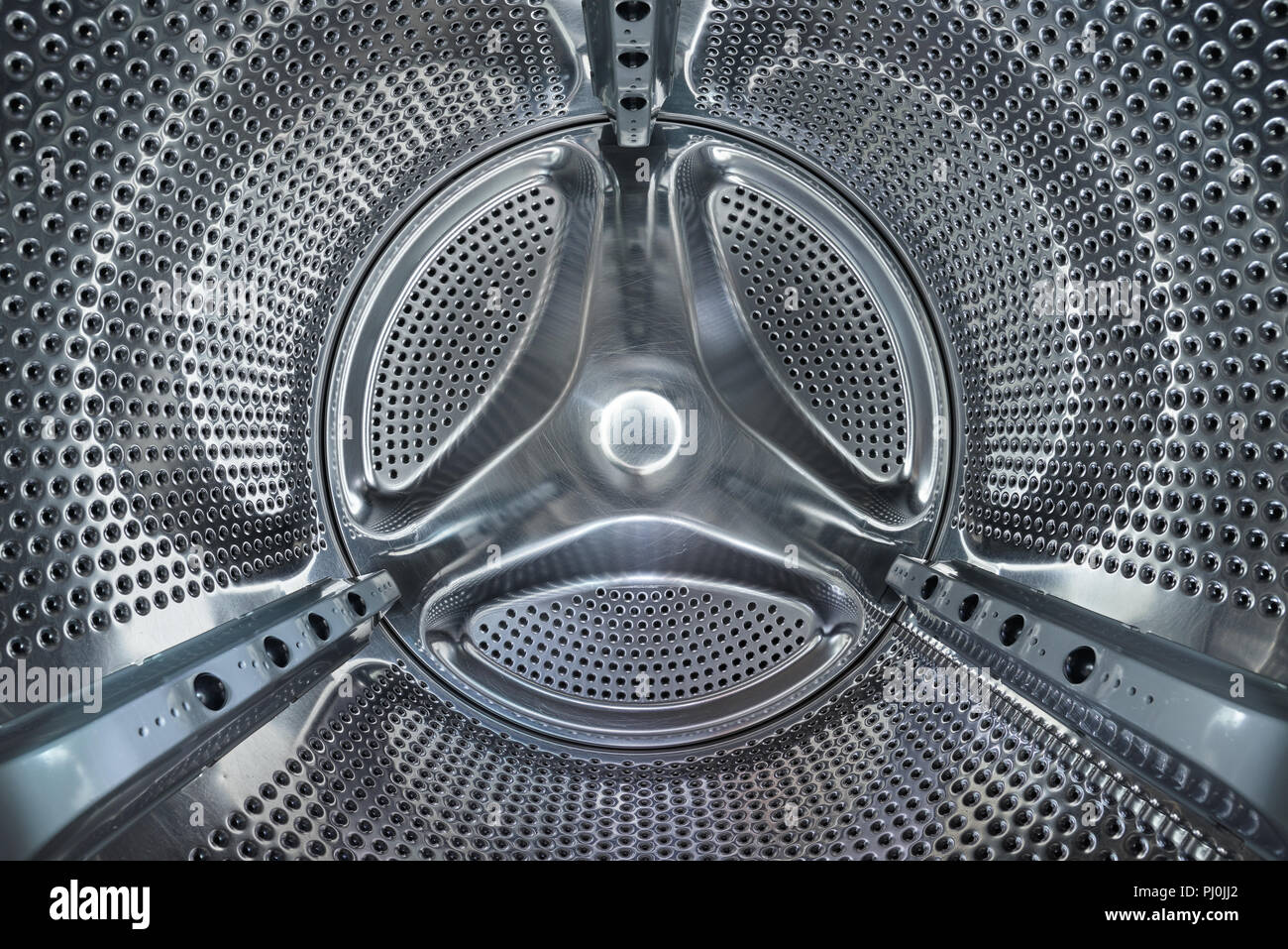 inside the front load washing machine drum Stock Photo - Alamy