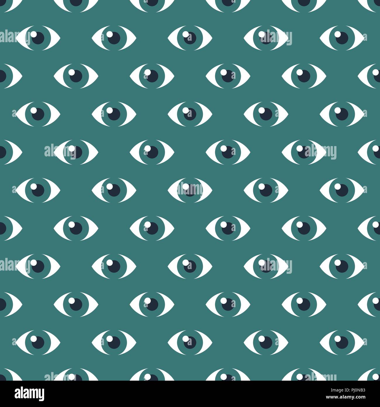 Pattern and seamless background of vector and colorful of abstract background texture, pattern background that create by eyes Stock Vector