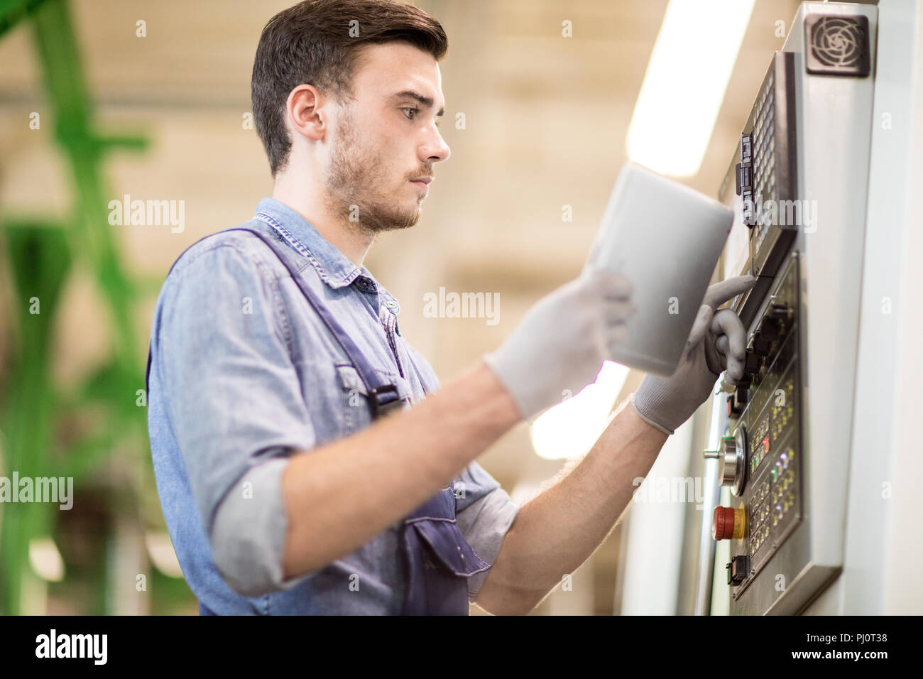 Young engineer Stock Photo