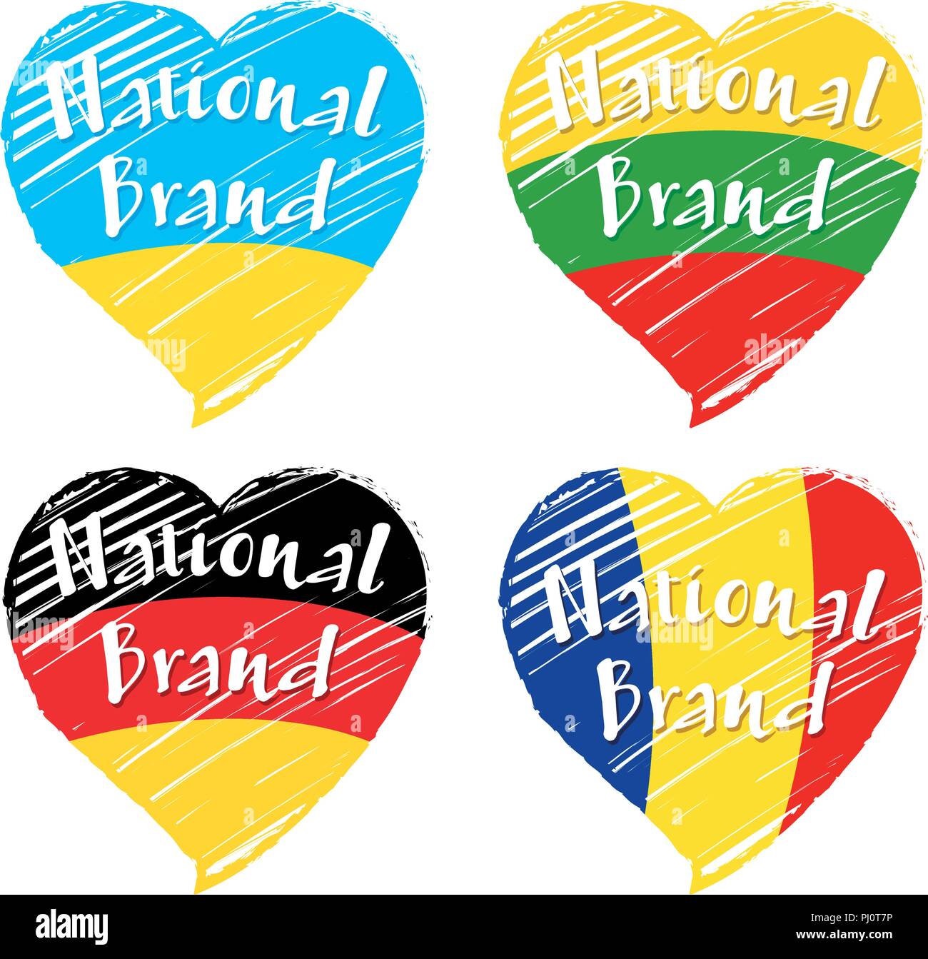 National flags ukraine isolated Stock Vector Images Alamy