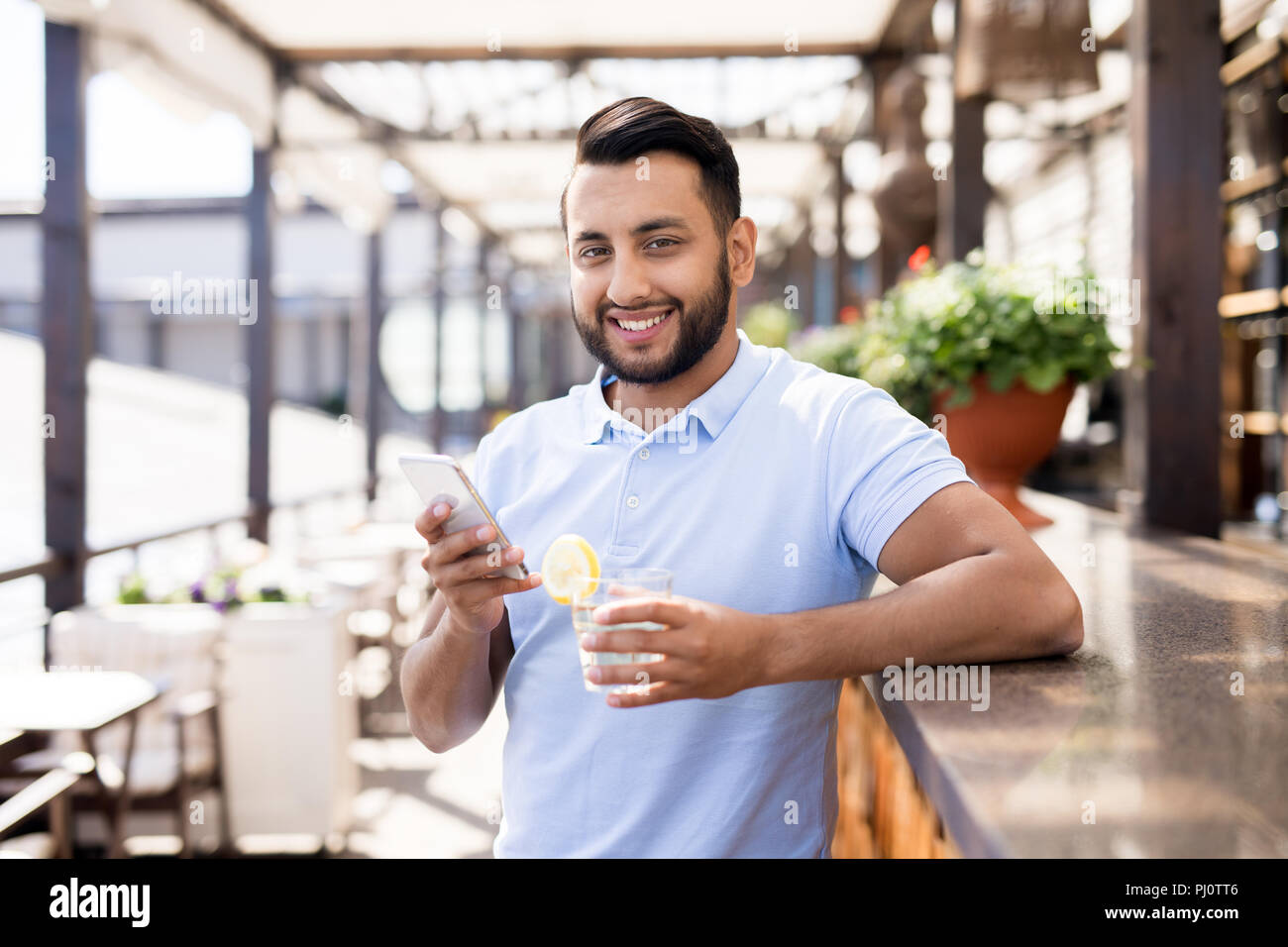 Modern Middle-Eastern Man Stock Photo