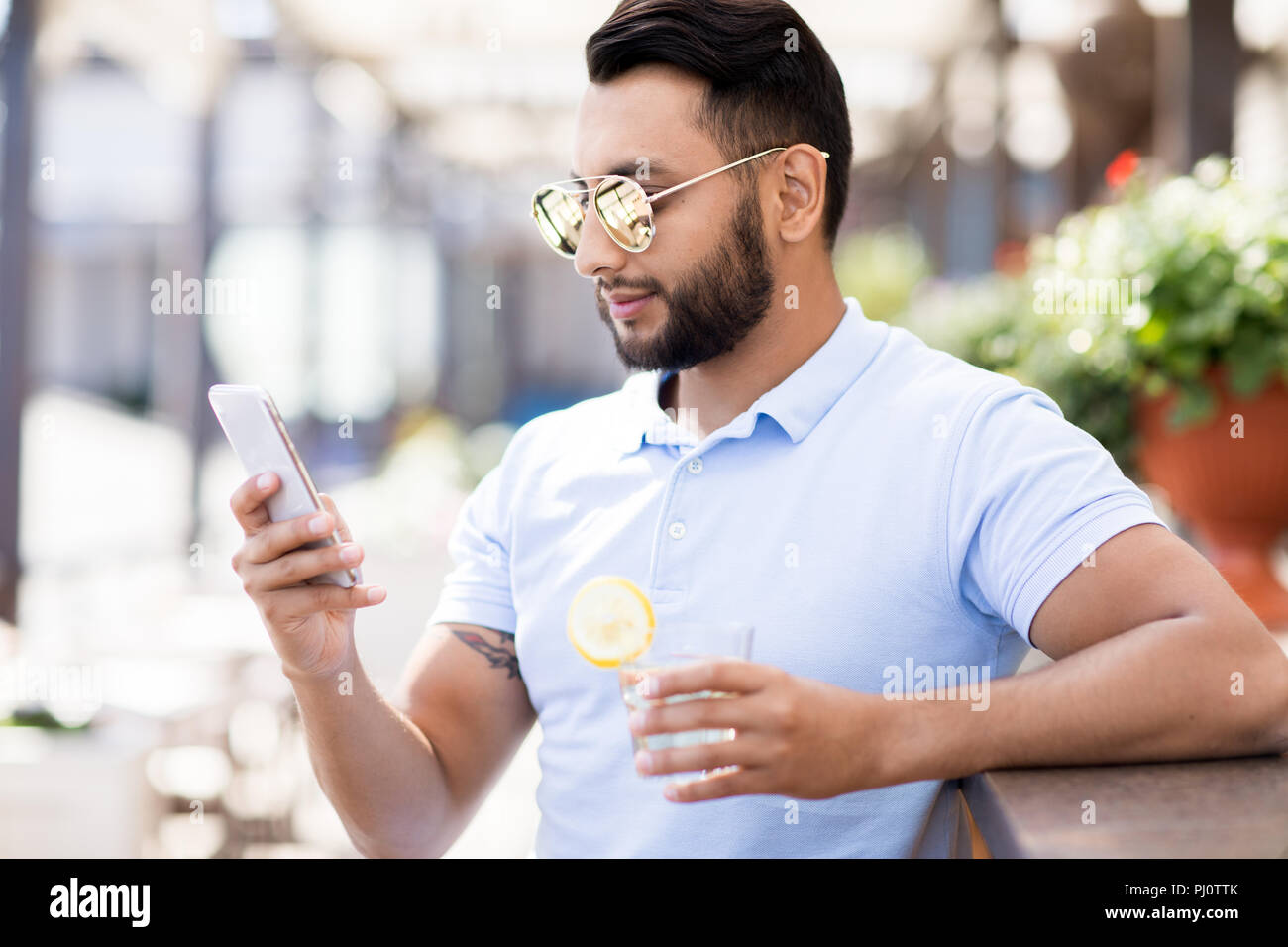 Contemporary Middle-Eastern Man Stock Photo
