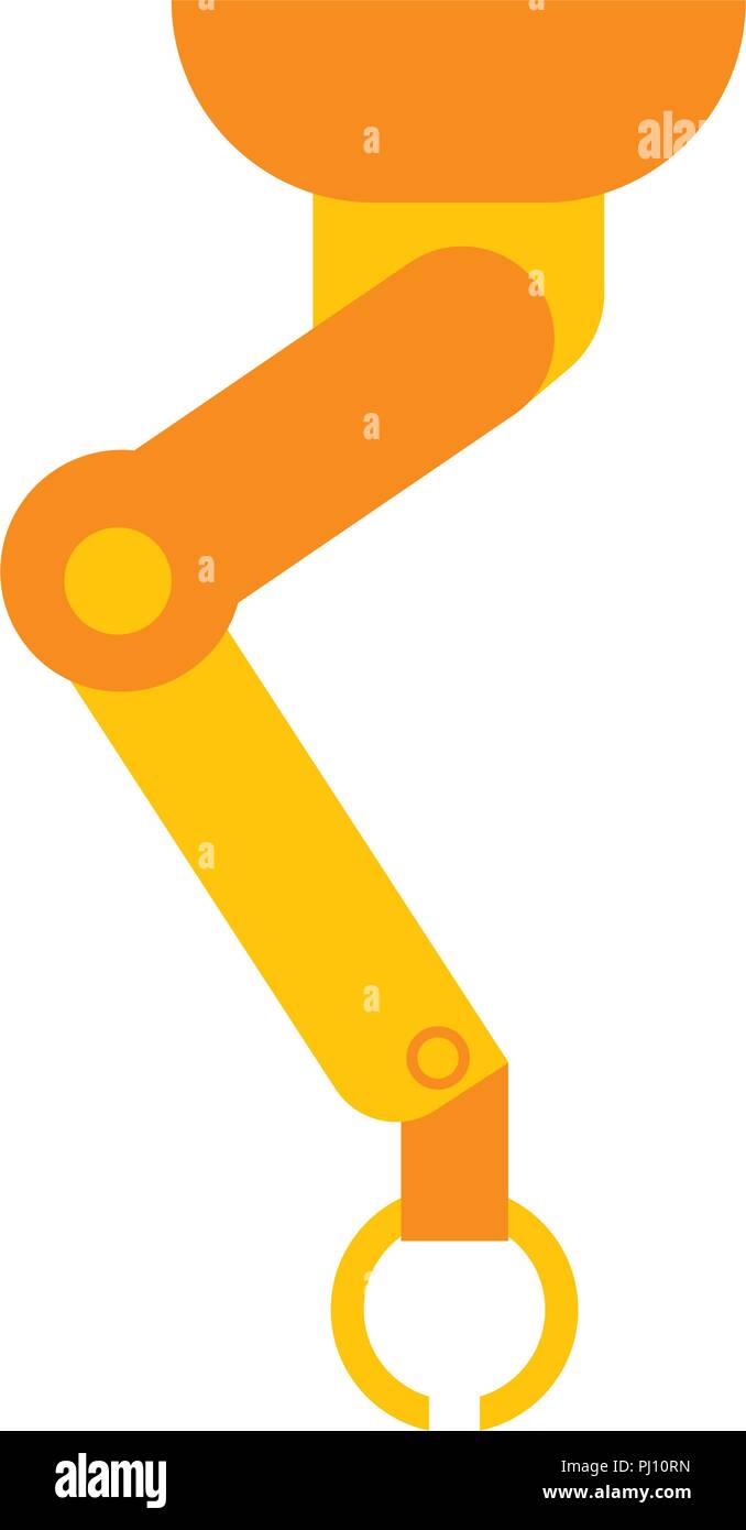 Abstract robot hand Stock Vector