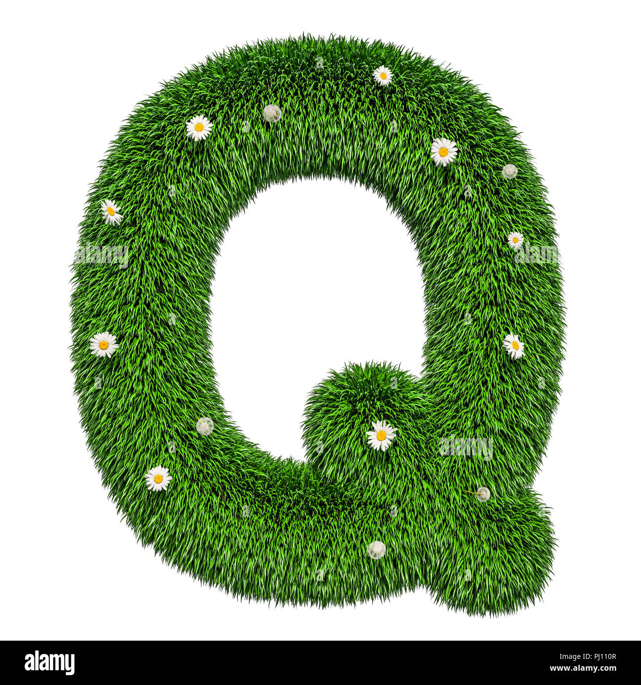 Green letter q hi-res stock photography and images - Alamy