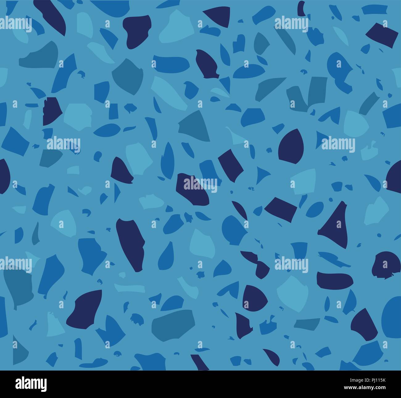 vector illustration of terrazzo pattern seamless background Stock Vector