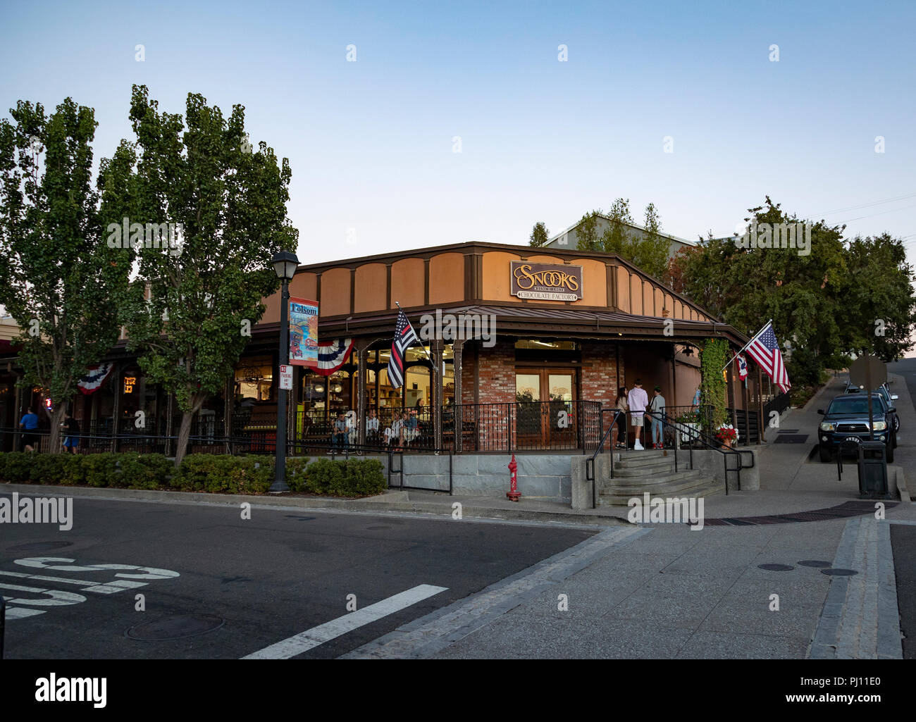 Snooks Candies and Chocolate Factory, Folsom, California Stock Photo