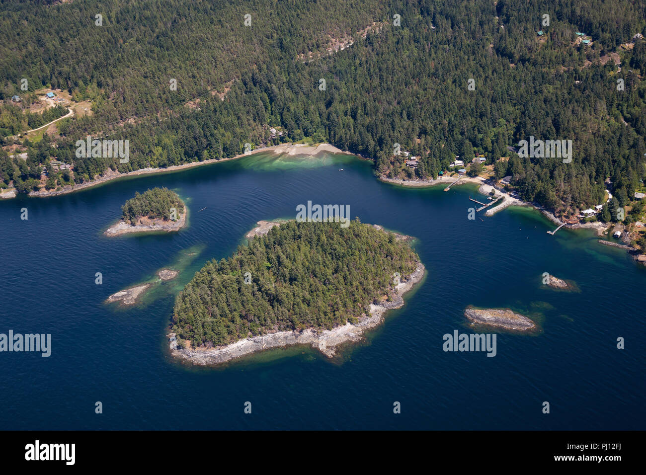 Aerial of pender harbour hires stock photography and images Alamy