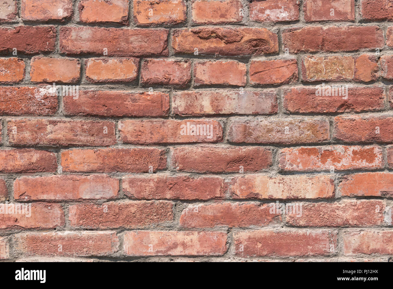 Old red brick wall background texture with high resolution details Stock  Photo - Alamy