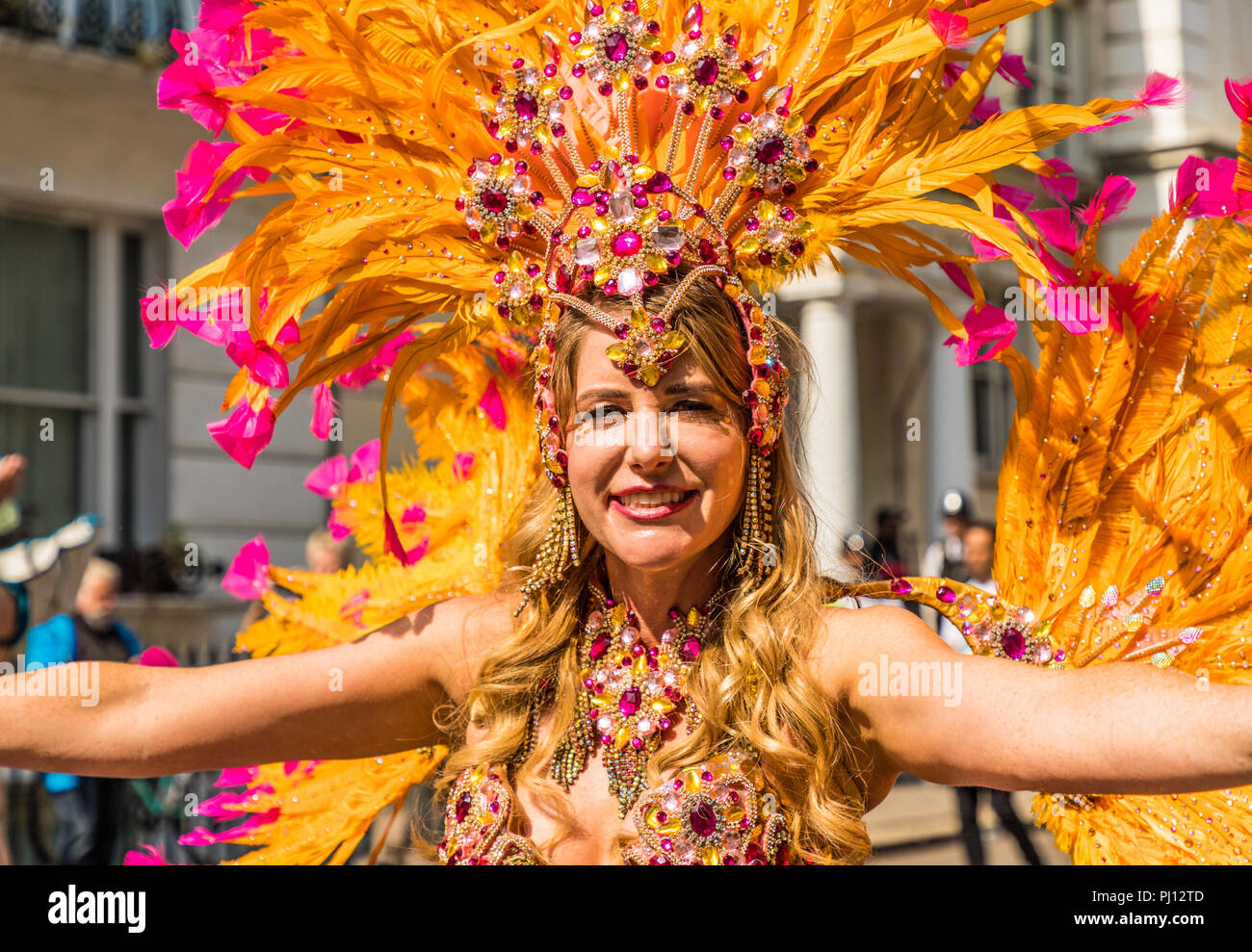 Pretty woman in carnival hi-res stock photography and images - Alamy