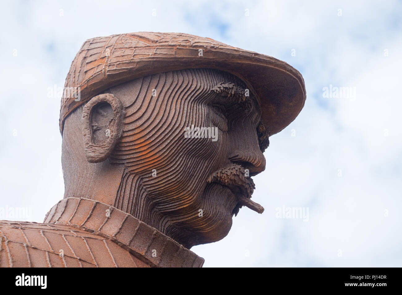 Fiddlers Green in honour of Fishermen, North Shields, Tyne and Wear, England Stock Photo