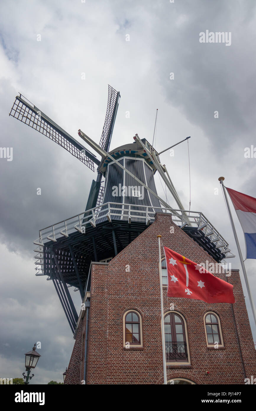 De Adriaan windmill in Haarlem in the Netherlands Stock Photo