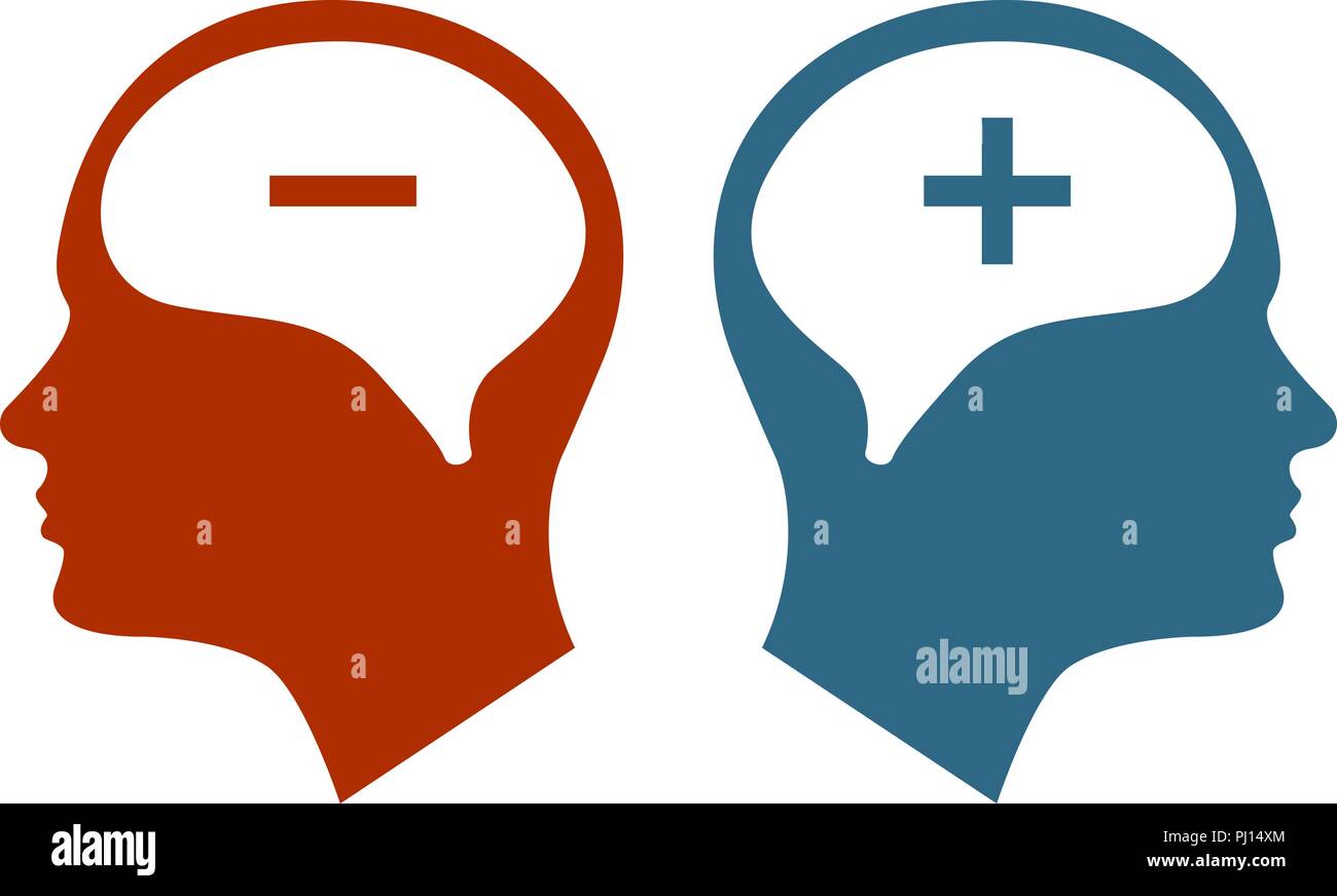 Head icon for bipolar disorder Stock Vector Image & Art - Alamy