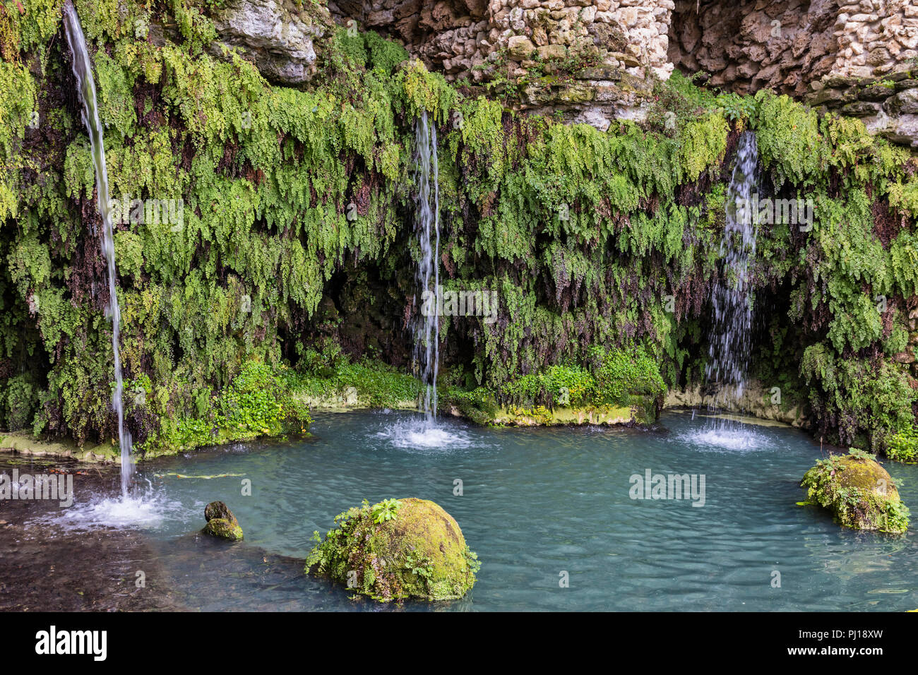Fountain Villa Lante Bagnaia Viterbo Lazio Italy Stock Photo Alamy