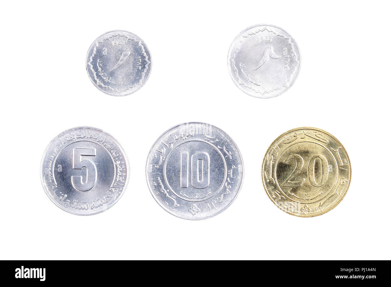Coins from Algeria Stock Photo - Alamy