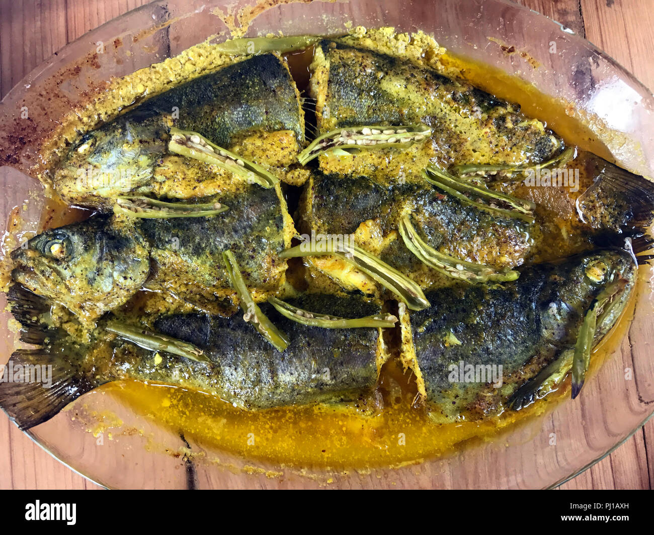 Bengali mustard fish, India Stock Photo Alamy