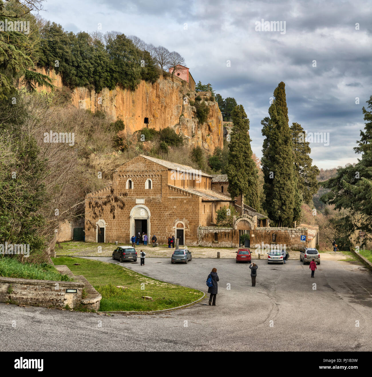 Castel Sant Elia Italia.Basilica Of Sant Elia Castel Sant Elia Viterbo Lazio Italy Stock Photo Alamy