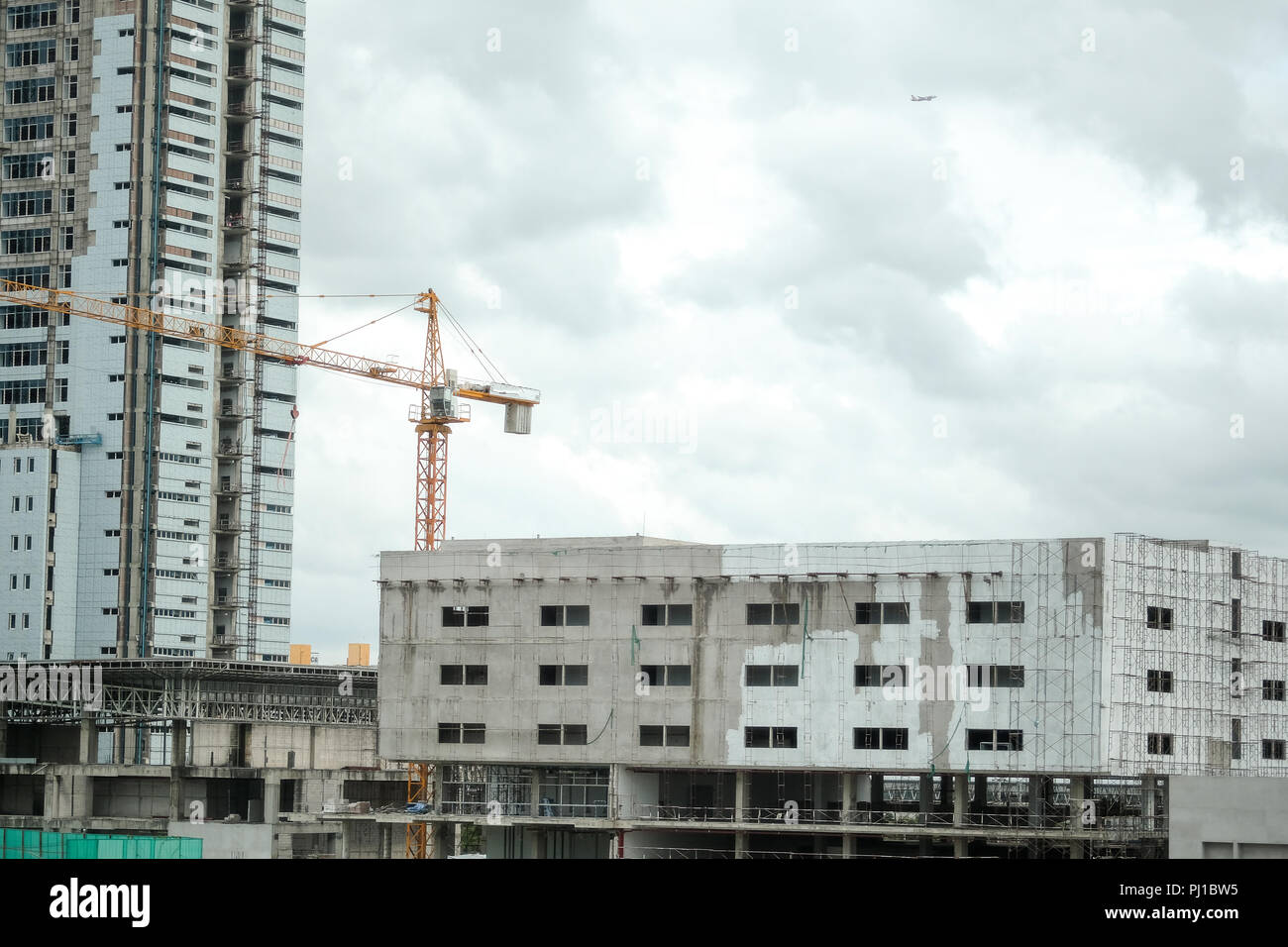 Is Building Building Building is building Stock Photo - Alamy