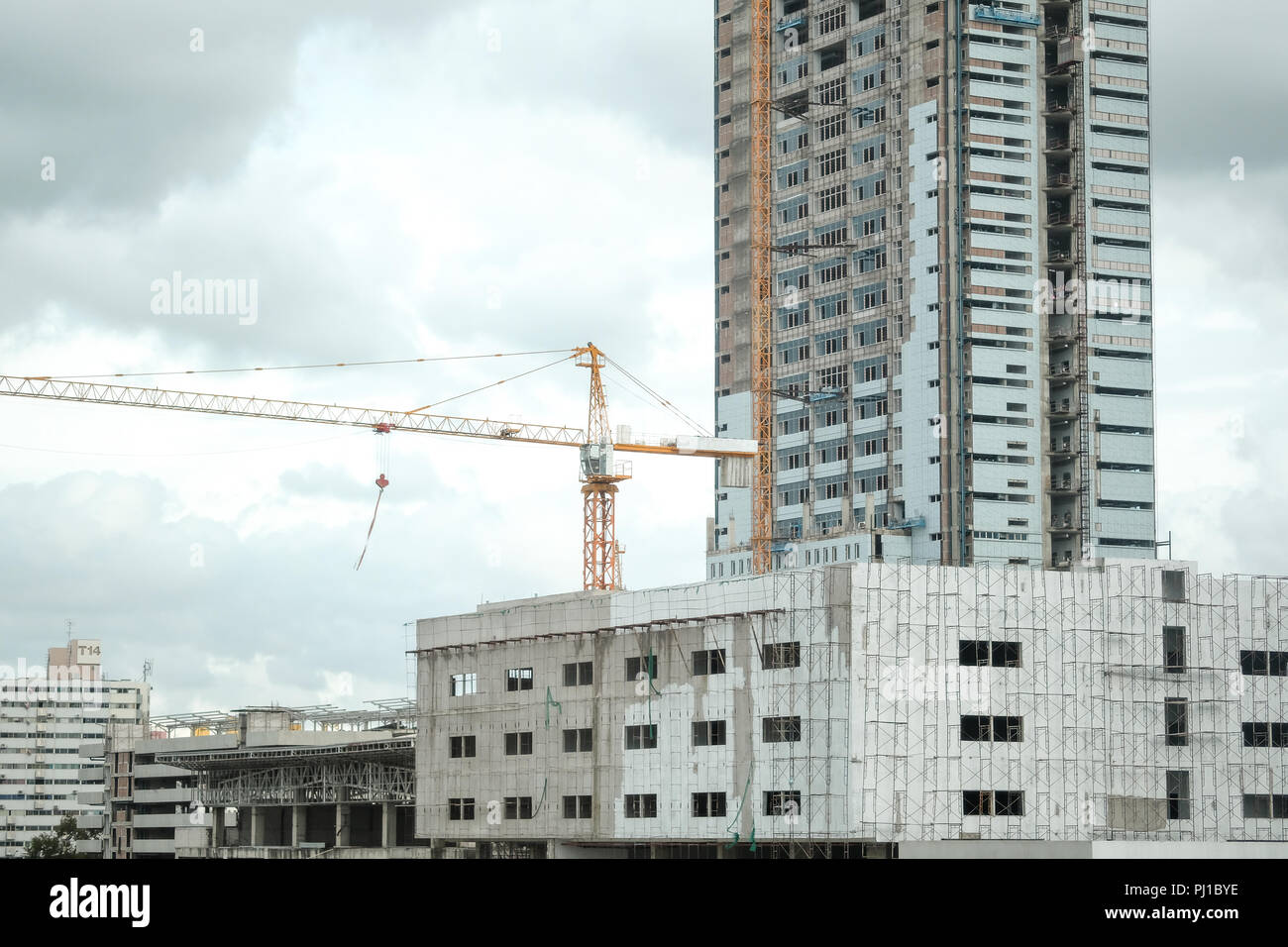 Is Building Building Building is building Stock Photo - Alamy
