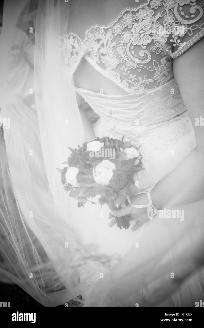 Bouquet detail Black and White Stock Photos & Images - Alamy