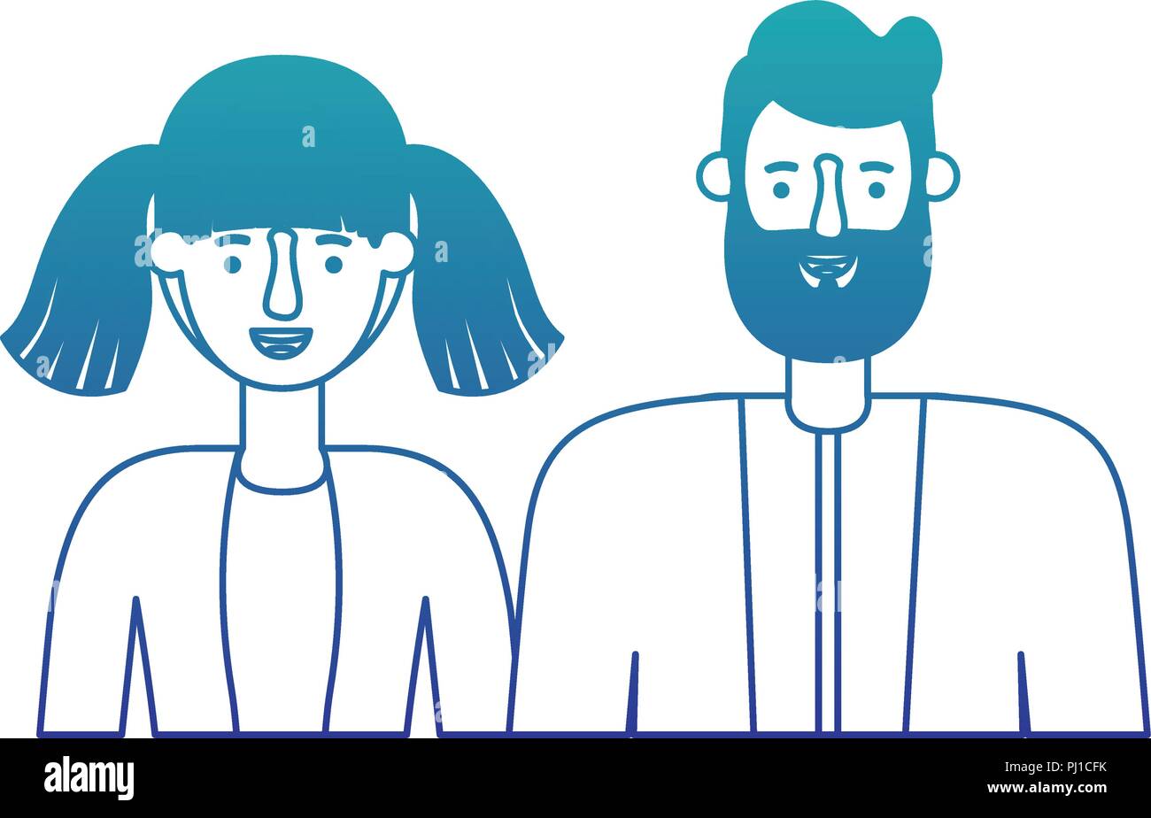 couple avatar characters icons Stock Vector Image & Art - Alamy