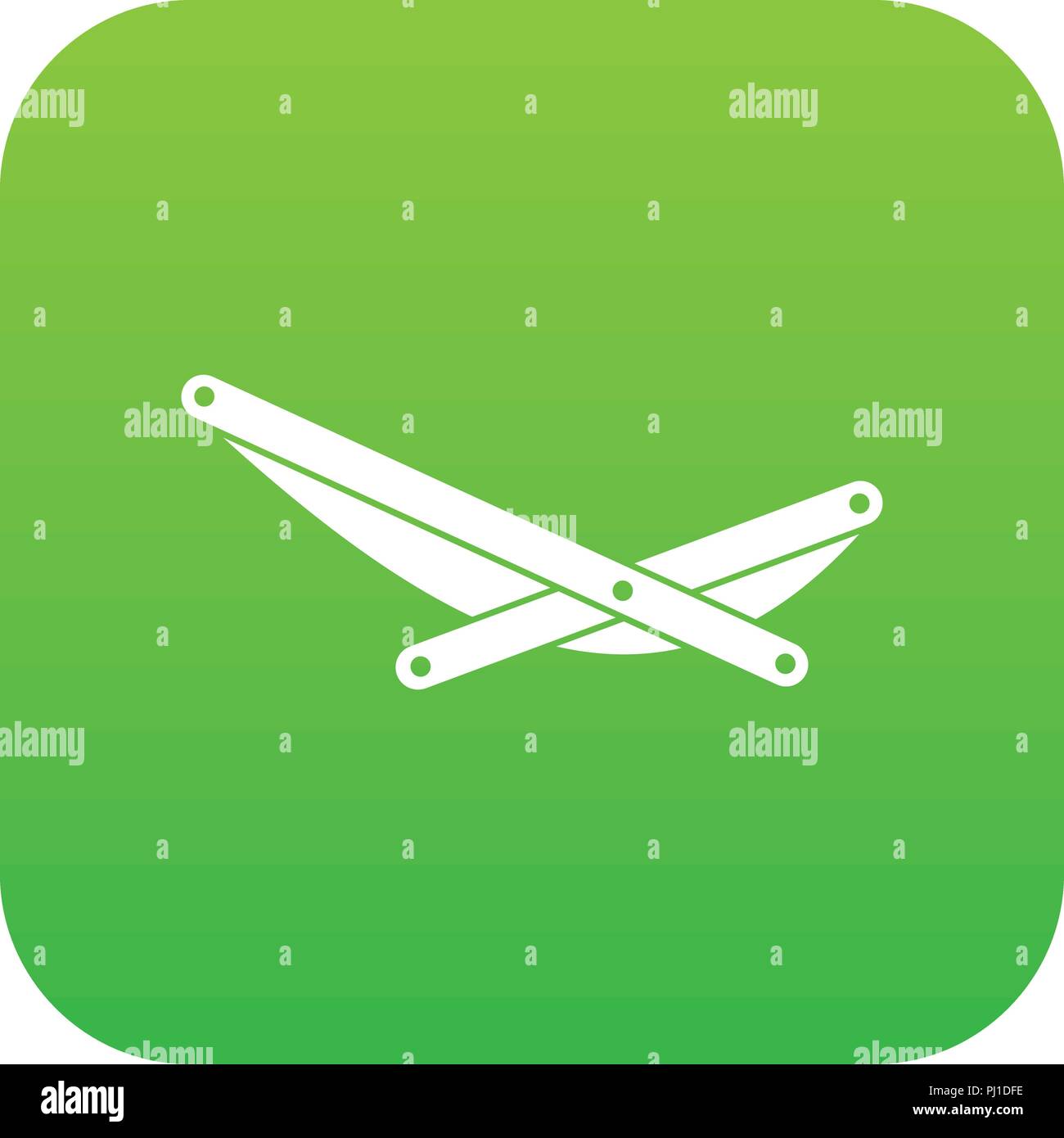 Beach chaise icon digital green Stock Vector Image & Art - Alamy
