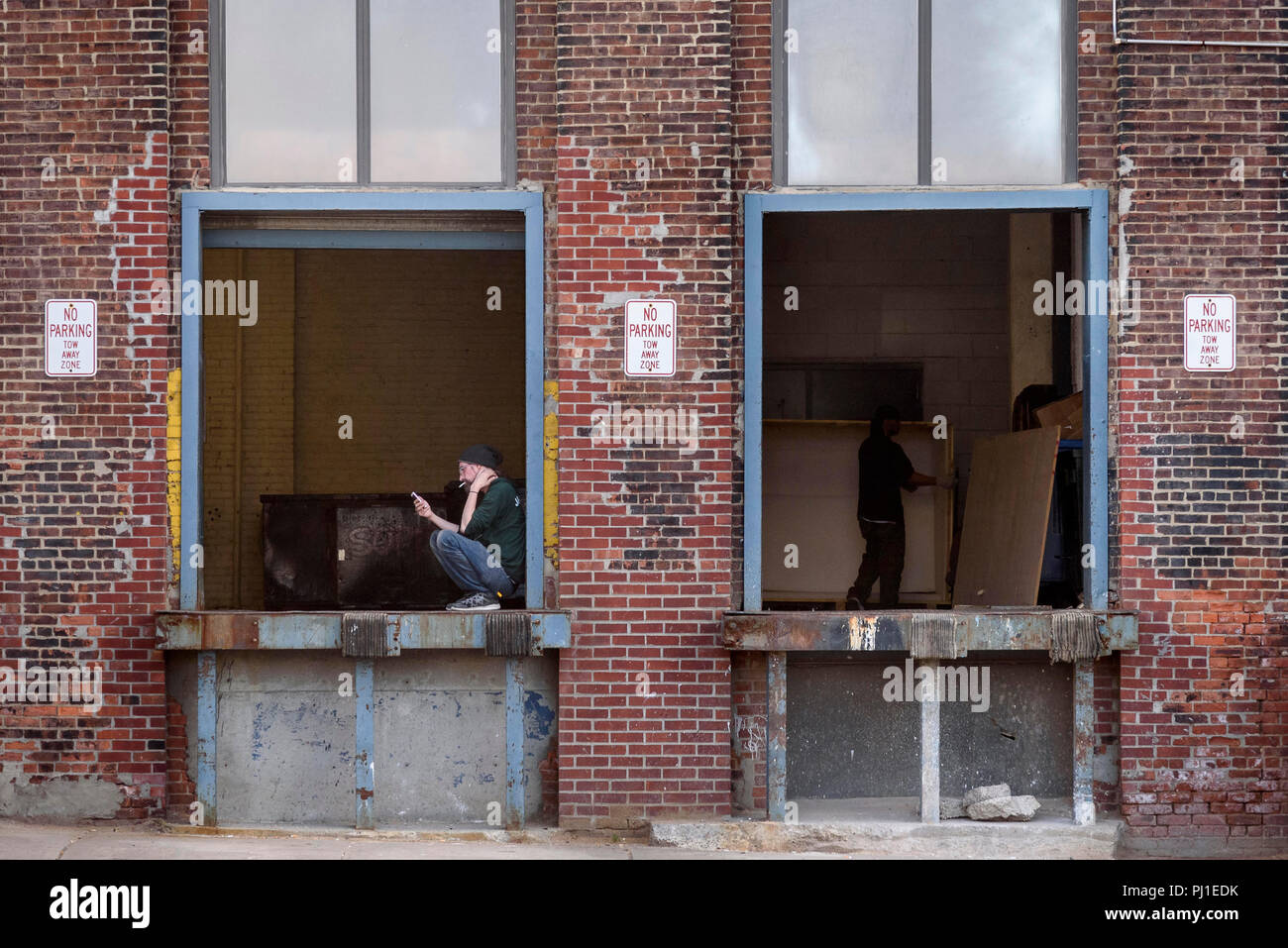 05-2017 New York, USA.  Brooklyn street scene. Photo: © Simon Grosset Stock Photo