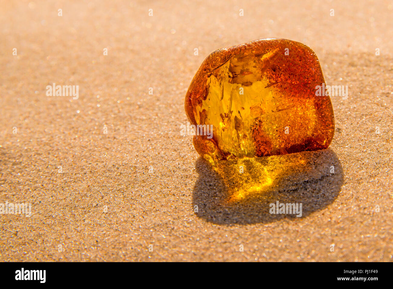 amber in sun on a beach Stock Photo - Alamy