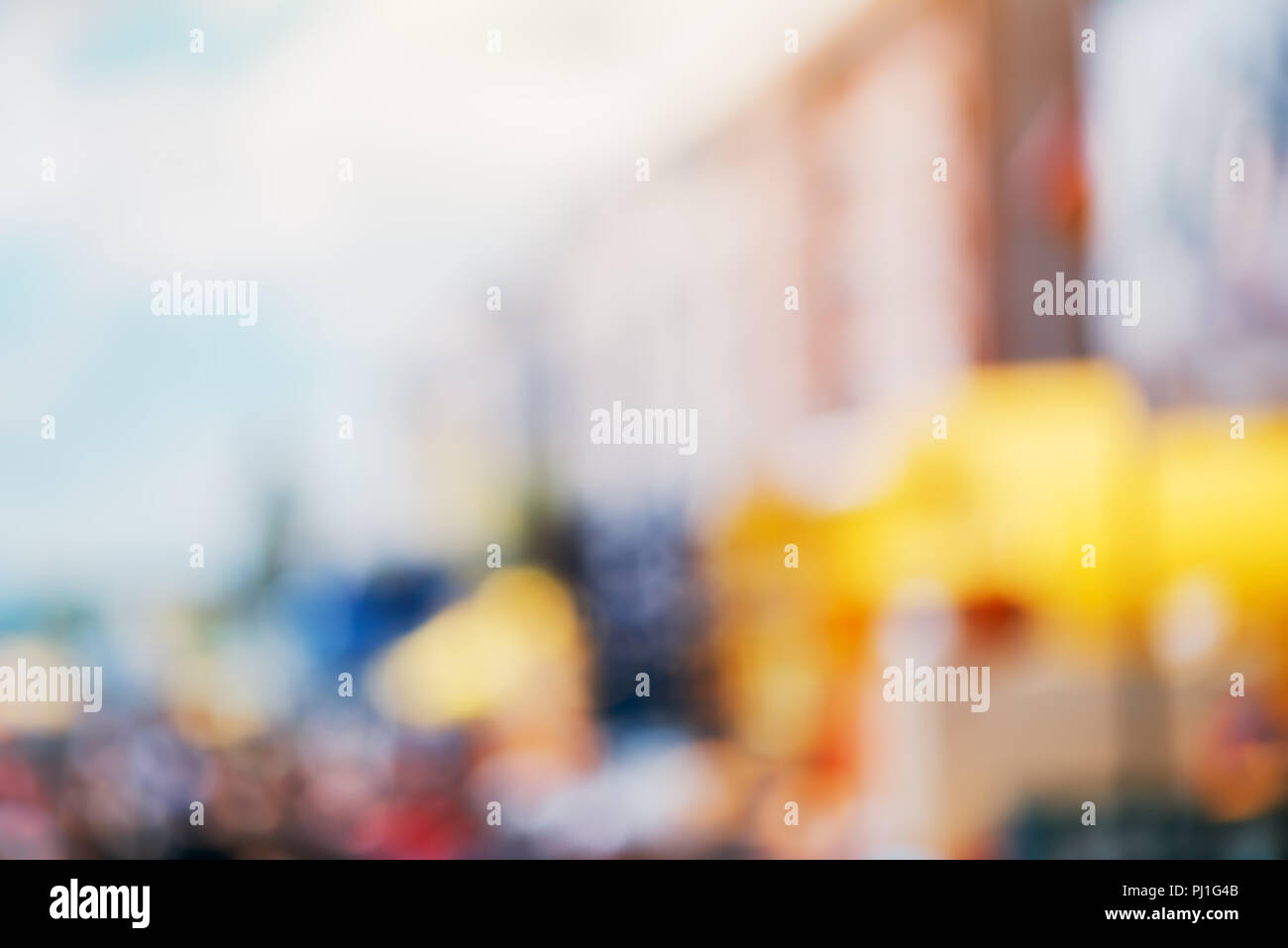 Colorful Blurry Urban Scene As Abstract Background Out Of Focus Backdrop For Web Site Design Stock Photo Alamy