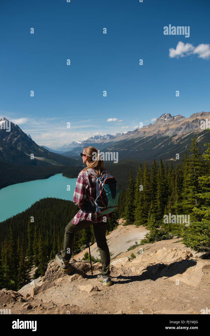Female hiker hi-res stock photography and images - Alamy