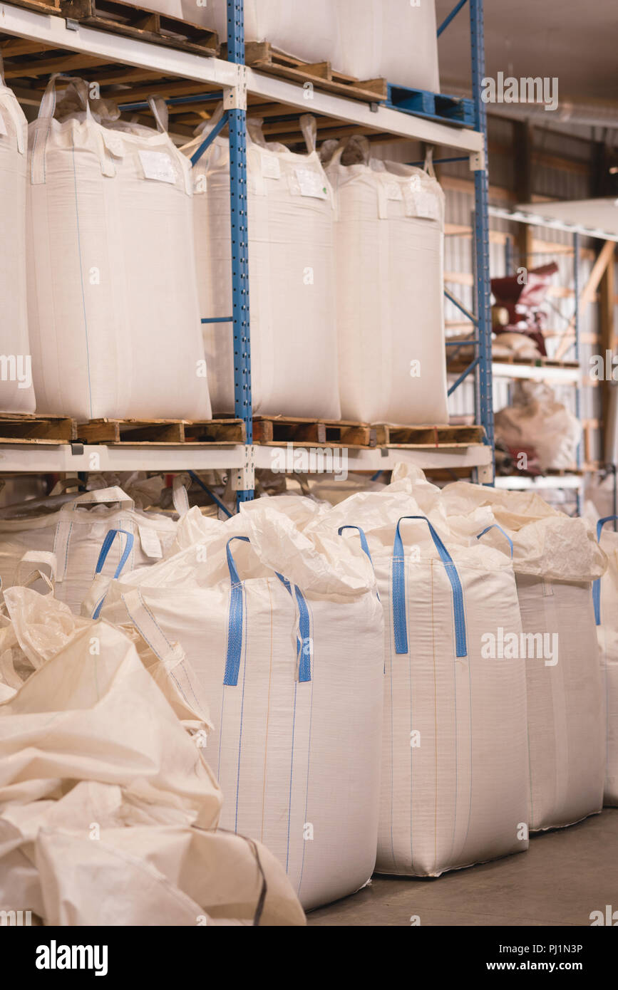 Grains in bulk bags Stock Photo Alamy
