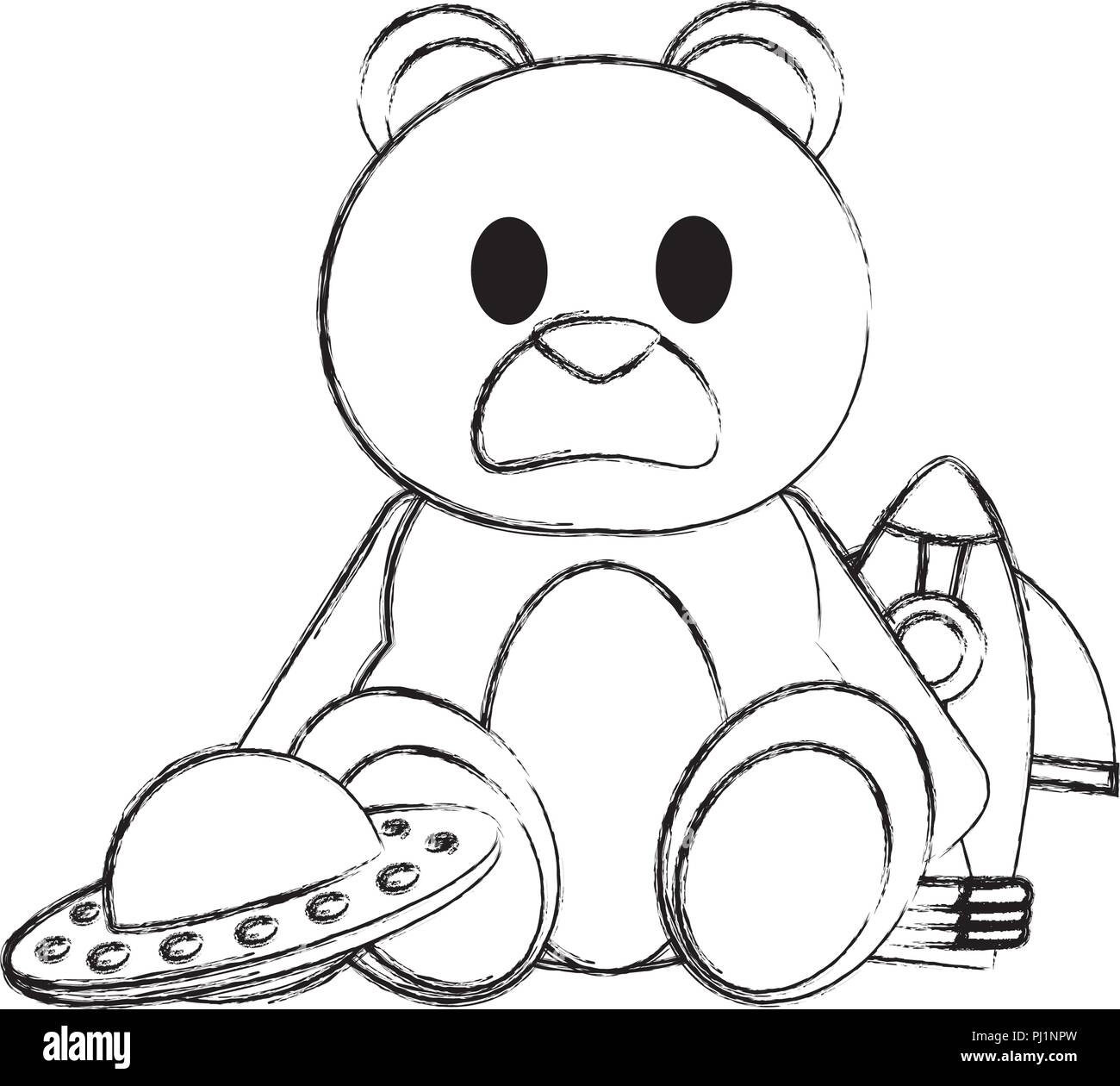 rocket teddy bear