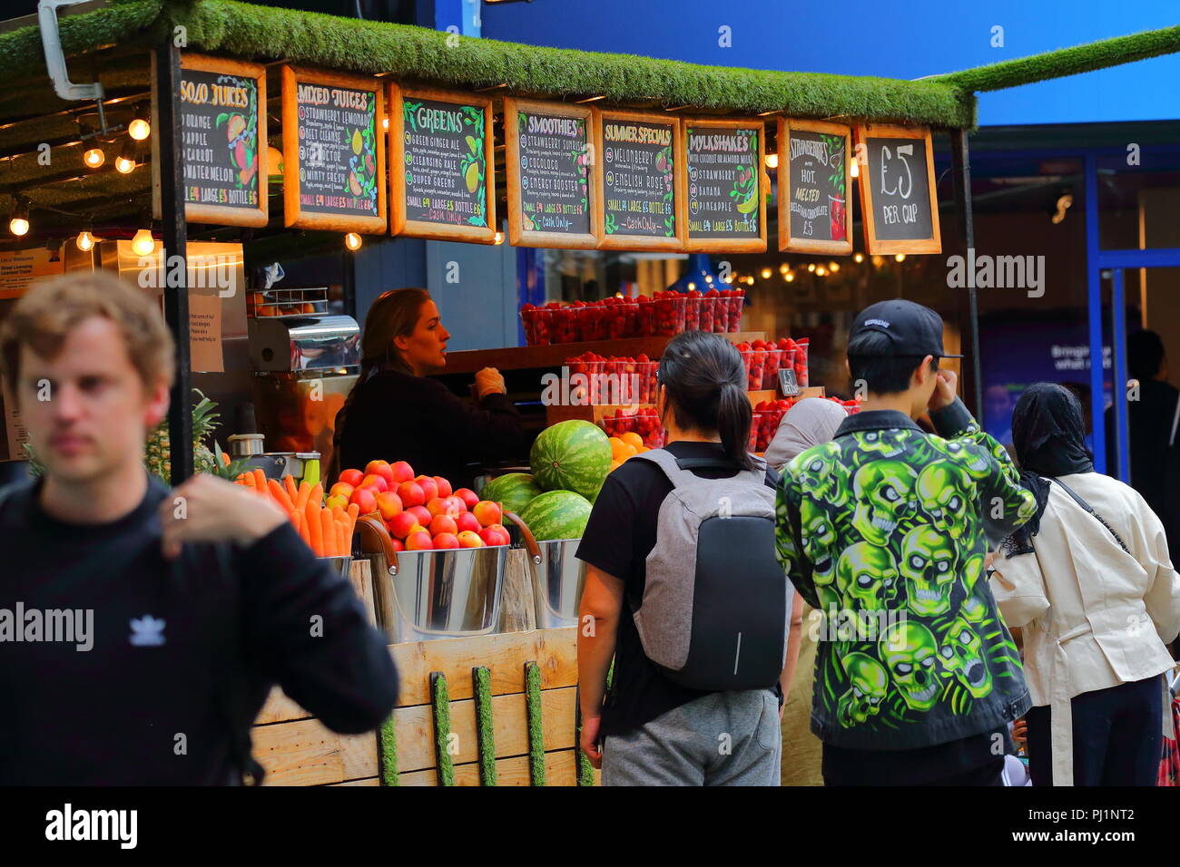 Fruit juice seller hires stock photography and images Alamy