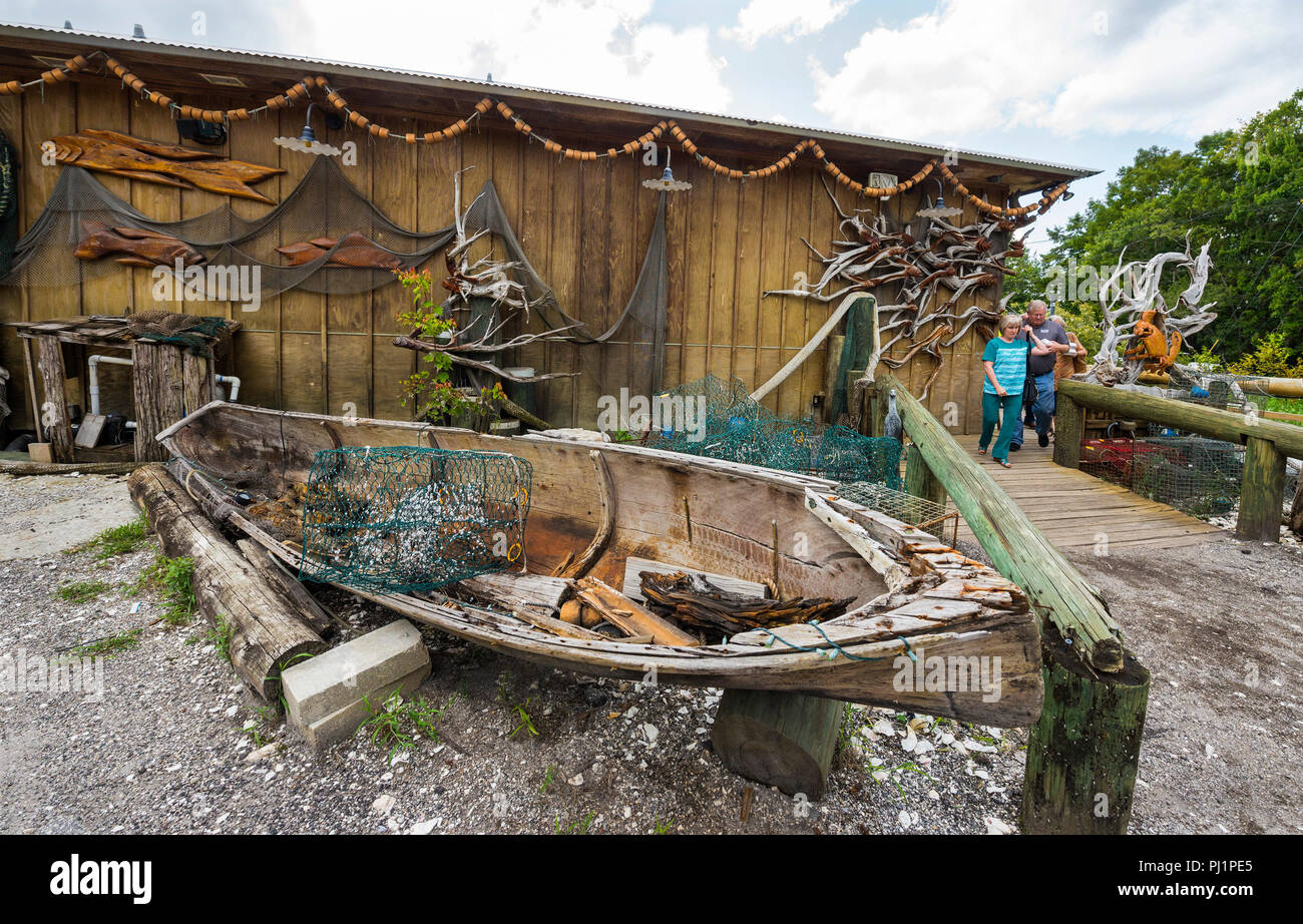 Clarks Fish Camp is a unique and rustic seafood restaurant located on
