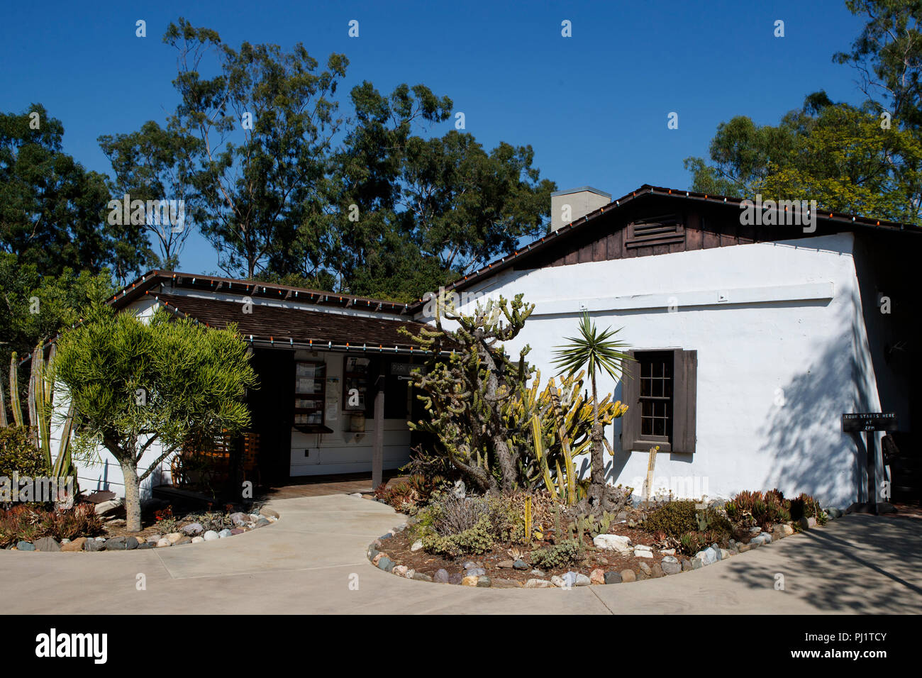 Serano Adobe at the Heritage Hill Historical Park, Lake Forest, California, United States of America Stock Photo