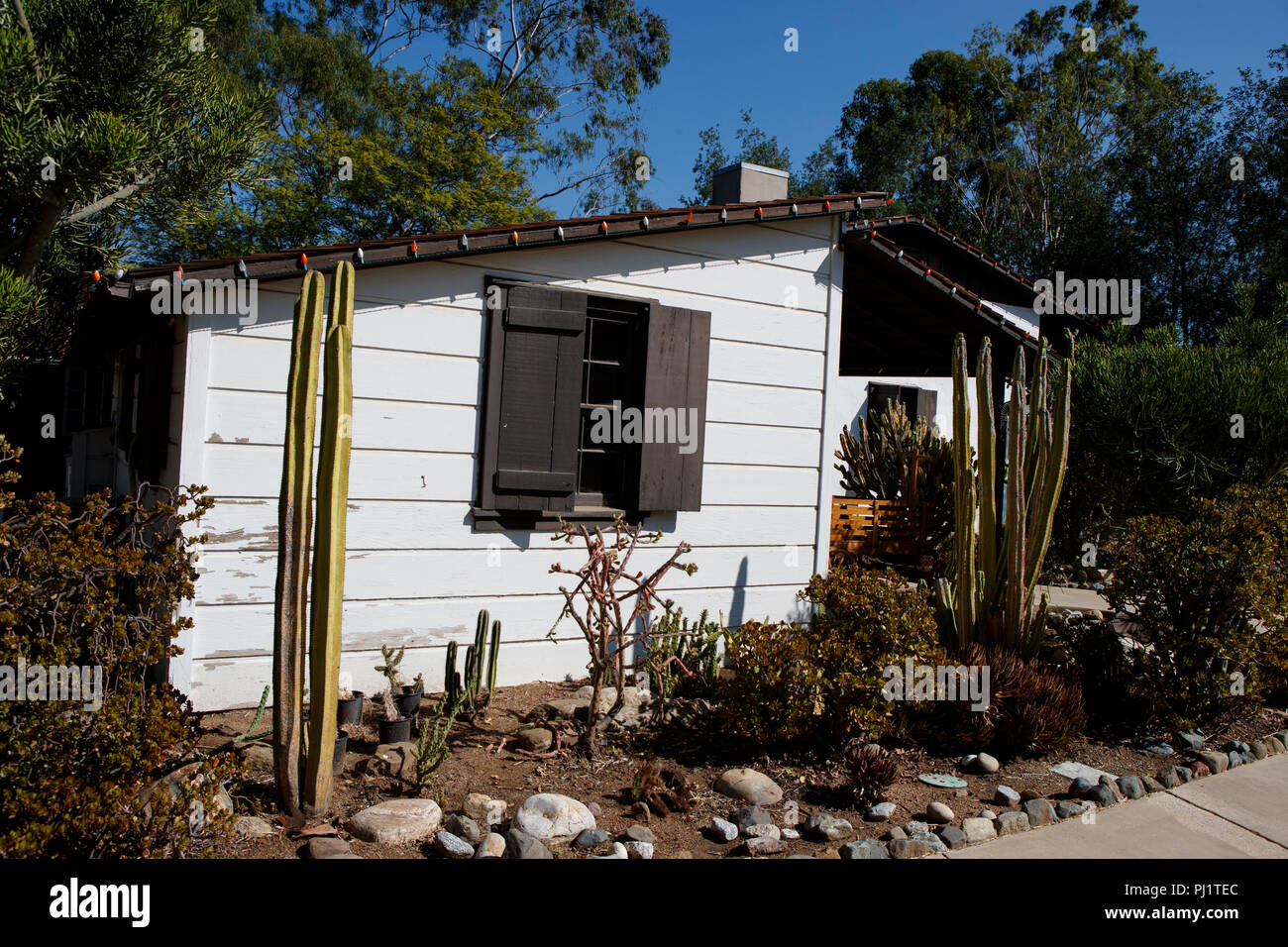 Serano Adobe at the Heritage Hill Historical Park, Lake Forest, California, United States of America Stock Photo