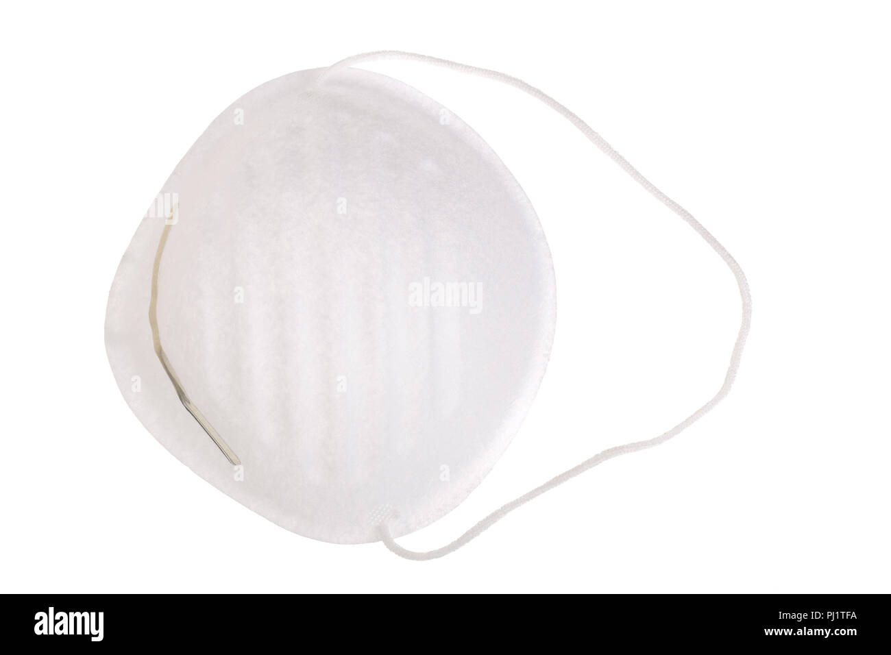 respirator for breathing protection isolated on white background. Stock Photo
