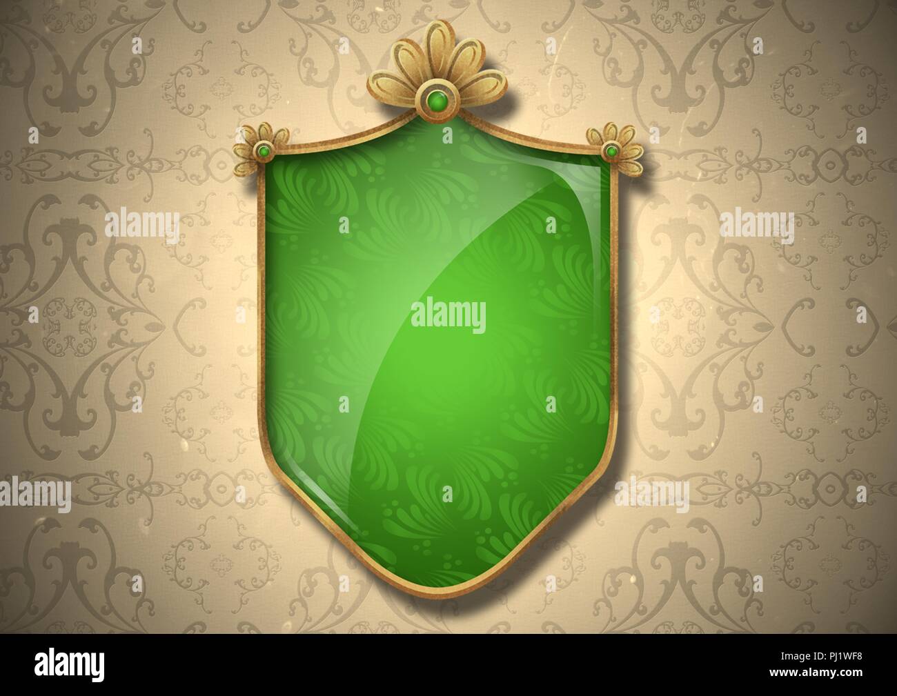 Shield crest hi-res stock photography and images - Alamy