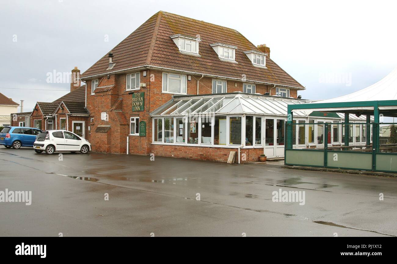 Brean Down Inn in the village of Brean near the seaside town of Burnham