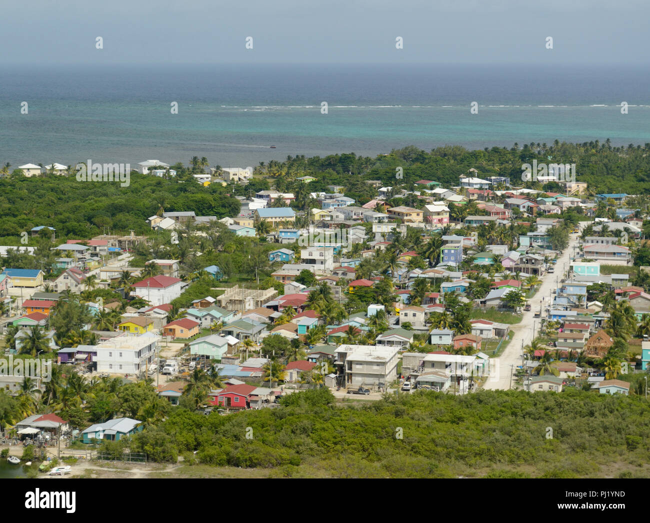 San Pedro, Ambergris Caye, Belize Stock Photo