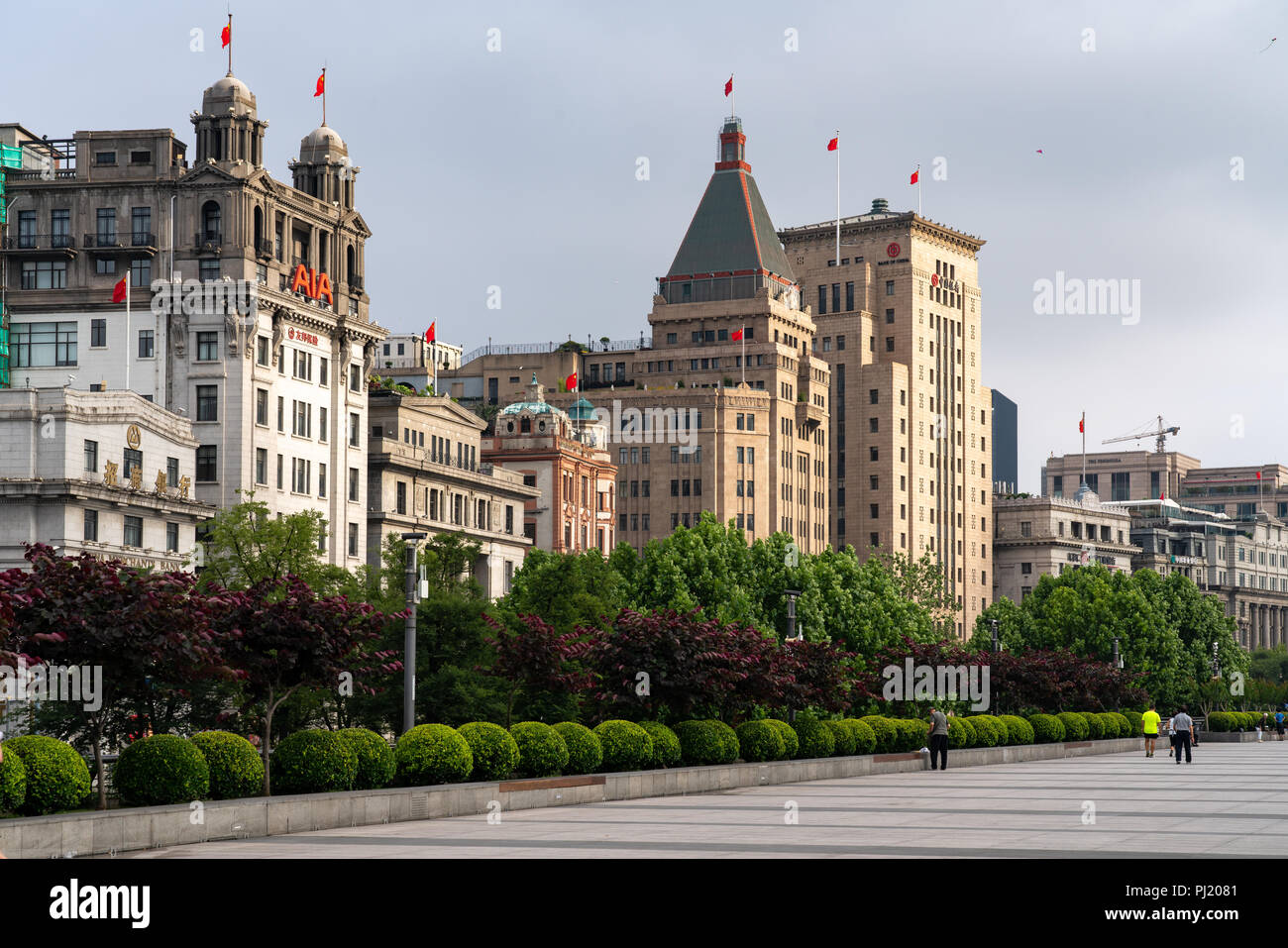 Flags shanghai china asia hi-res stock photography and images - Alamy