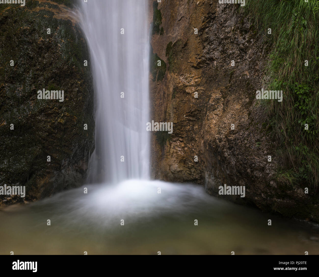 Waterfall, Gradenbachfall, Schladming, Styria, Austria Stock Photo