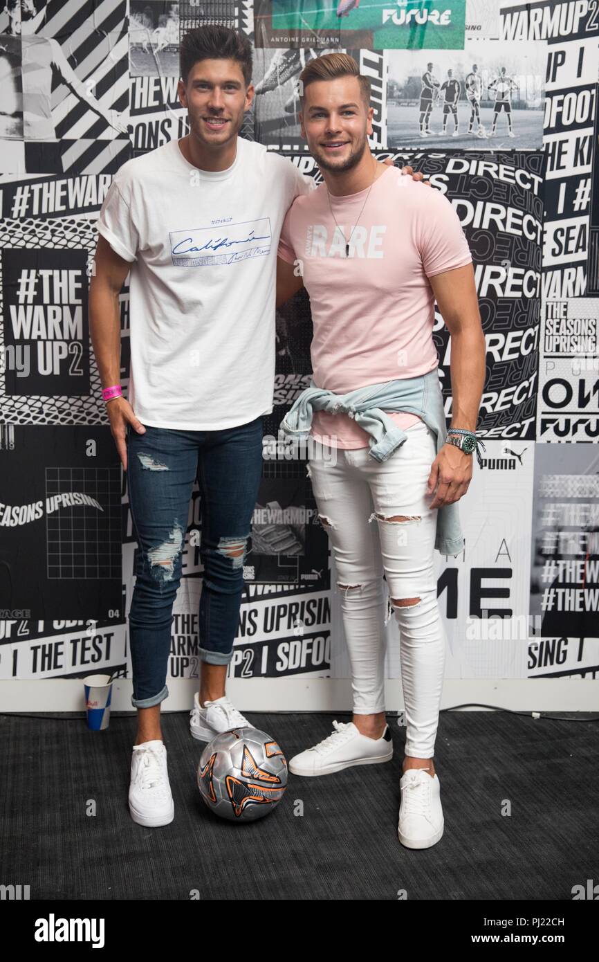 Celebrities attend the SD Football X Puma TheWarmUp2 party to see in the  new 2018/2019 season. The party took place in SouthWest London with  celebrities from football, music and TV Featuring: Jack