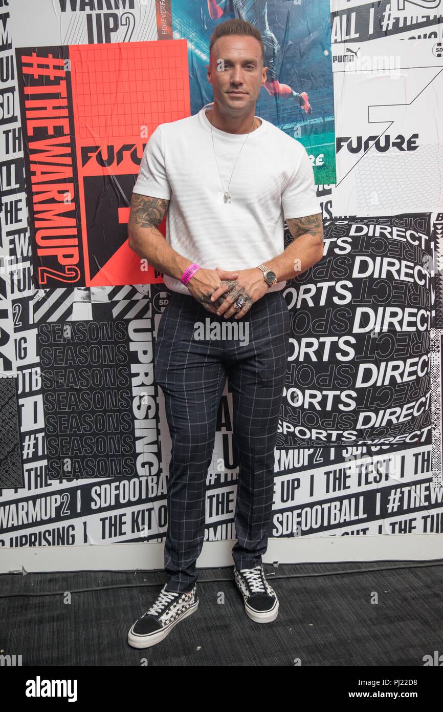Celebrities attend the SD Football X Puma TheWarmUp2 party to see in the new  2018/2019 season. The party took place in SouthWest London with celebrities  from football, music and TV Featuring: Sneakbo