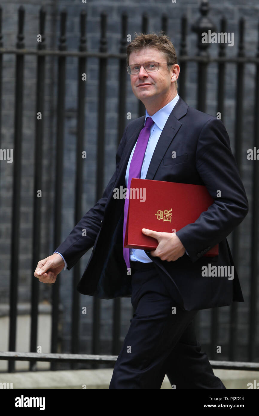 London, UK,4th Sep 2018. Secretary of State for Digital, Culture, Jeremy Wright MP attends a Cabinet meeting at 10 Downing Street, London Credit: WFPA/Alamy Live News Stock Photo