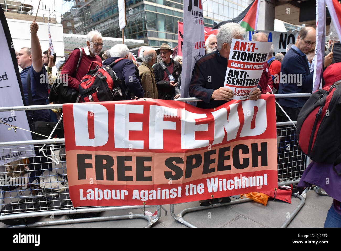 Labour Party Hq London Uk 4th September 2018 Protest Against
