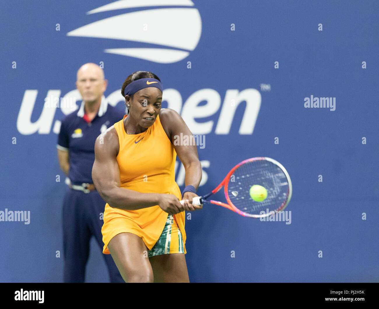 New York United States 02nd Sep 2018 Sloane Stephens Of Usa Returns
