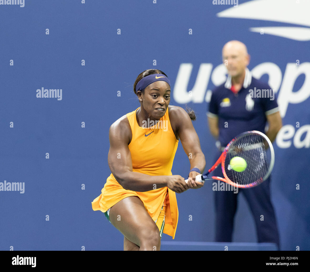 New York United States 02nd Sep 2018 Sloane Stephens Of Usa Returns