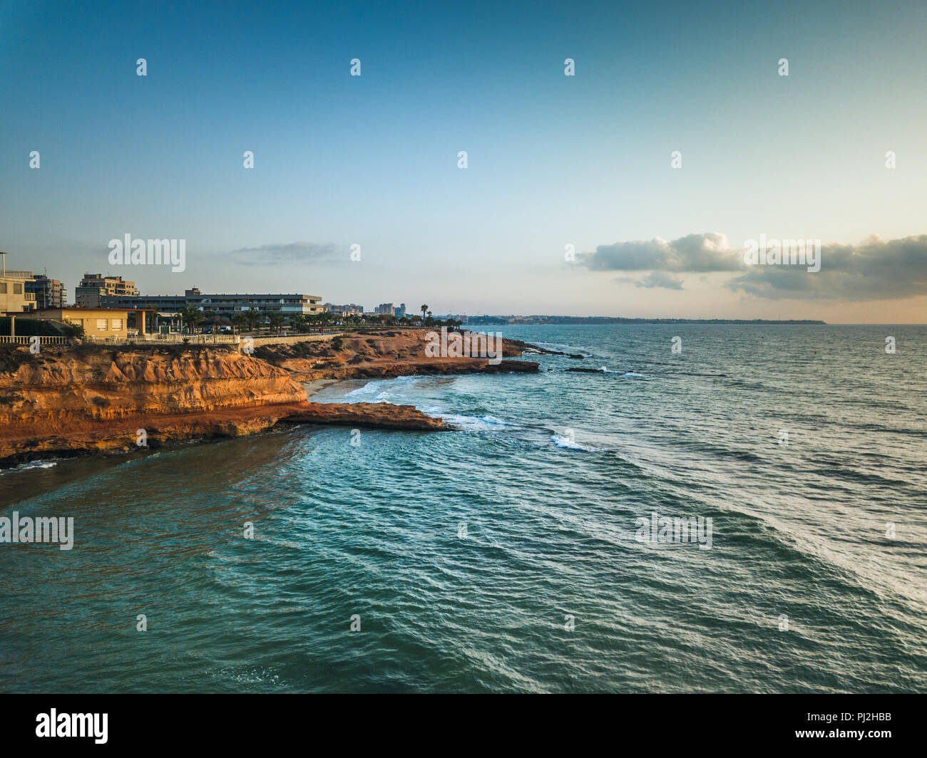 Aerial shot blue ocean sun hi-res stock photography and images - Alamy