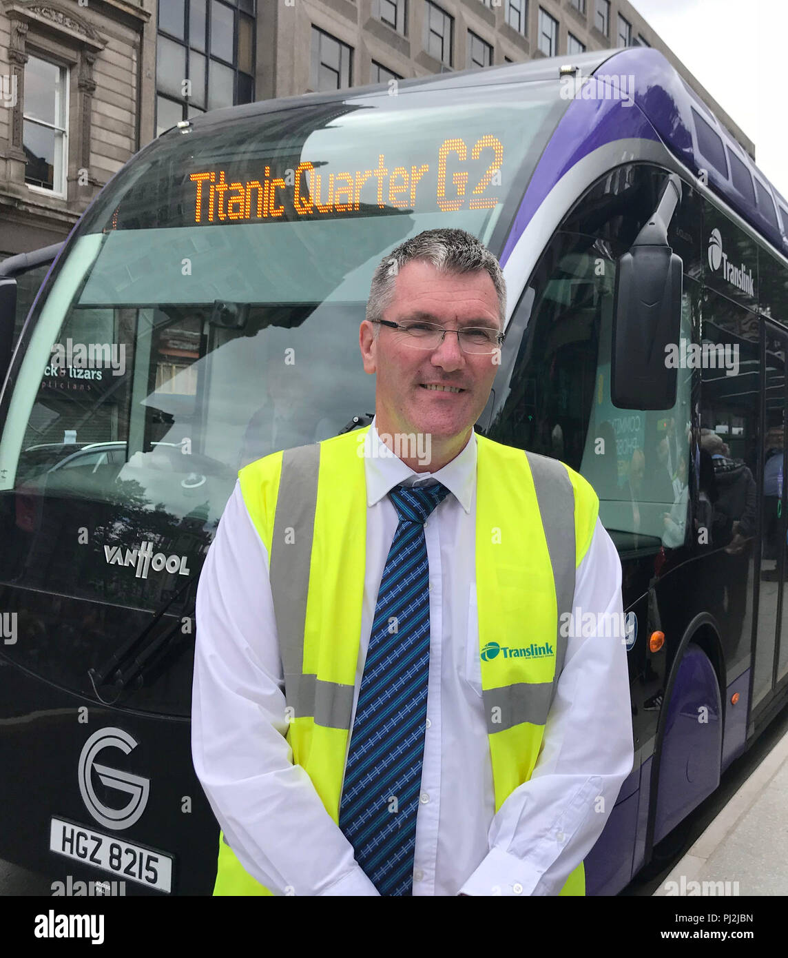 Weir a driver trainer on the Glider bus service in Belfast as the verdict among