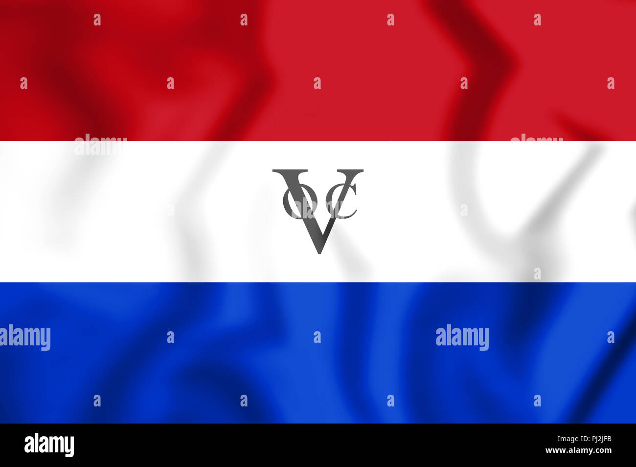 VOC logo, Dutch flag + outline by swmattie04